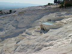 piscinas escalonadas en Pamukkale