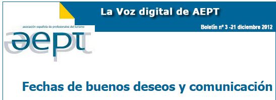 cabecero del boletín: Fechas de buenos deseos y comunicación