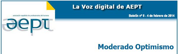 cabecero del boletín: Moderado optimismo