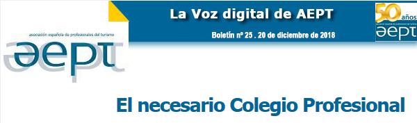 cabecero del boletín: El necesario Colegio Profesional