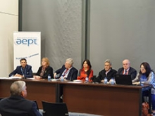 Mesa de ponencia en el foro de calidad de la gestión del patrimonio turístico